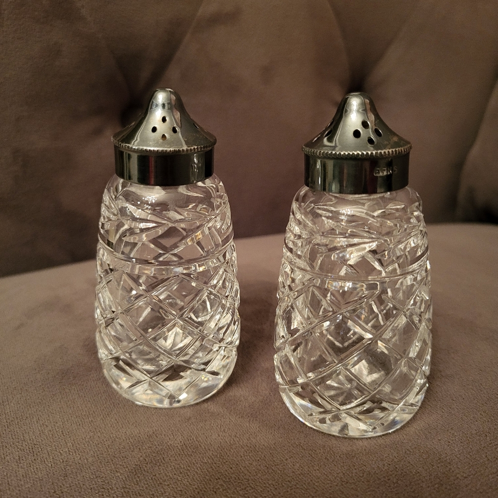 Vintage Waterford Glandore Salt/Pepper Shakers